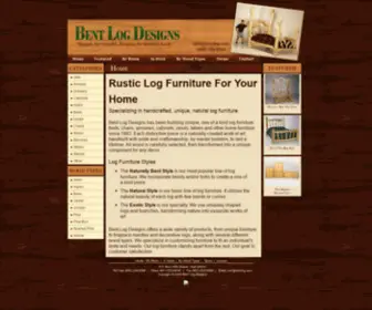 Bentlog.com(Bent Log Designs specializes in handbuilt) Screenshot