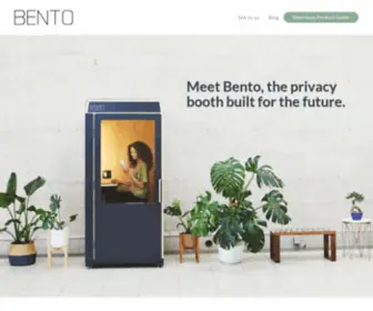 Bentocollective.com(Privacy Booth built for the future) Screenshot