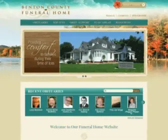 Bentoncountyfuneralhome.com(Benton County Funeral Home) Screenshot