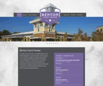 Bentoneventcenter.com(Benton, Arkansas) Screenshot