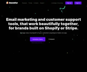 Bentonow.com(Customer Messaging Platform for Ecommerce & SaaS) Screenshot