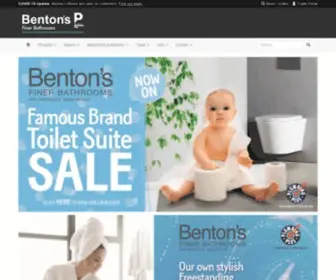 Bentons.com.au(Benton's Finer Bathrooms) Screenshot