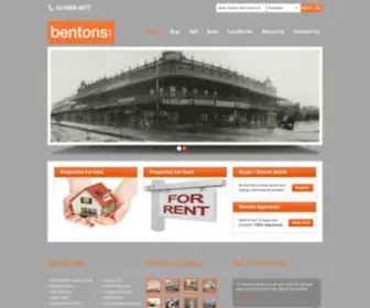 Bentons.com(Bentons) Screenshot