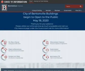 Bentonvillear.com(Bentonville, AR) Screenshot