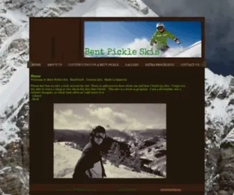 Bentpickle.com(Bent Pickle Skis) Screenshot