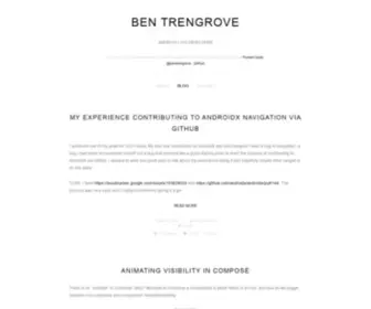 Bentrengrove.com(Ben Trengrove) Screenshot