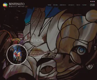 Benvenuto.it(Vetrate artistiche artigianali) Screenshot