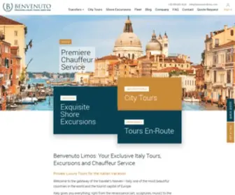 Benvenutolimos.com(Italy Tours) Screenshot