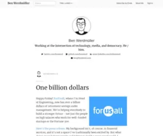 Benwerd.com(Werdmüller) Screenshot
