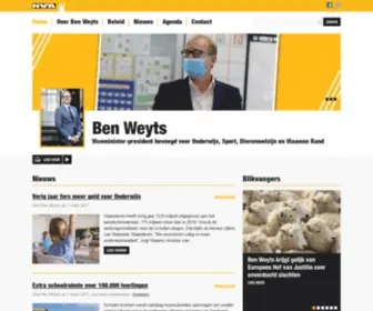 Benweyts.be(Ben Weyts) Screenshot