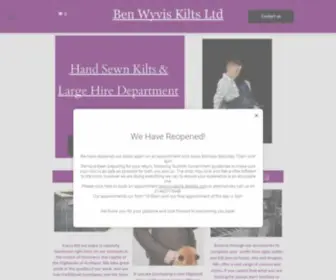 Benwyviskilts.co.uk(Ben Wyvis Kilts Ltd) Screenshot