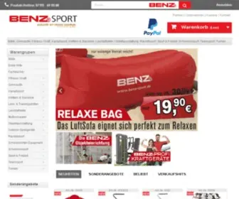 Benz-Sport.de(Gotthilf Benz Turnger) Screenshot