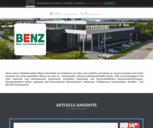 Benz-Wein.de(Getränkemärkte) Screenshot