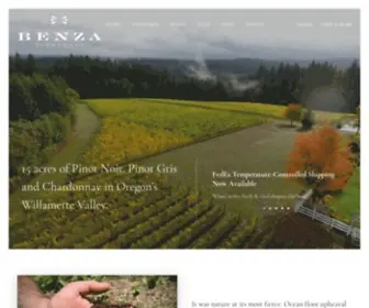 Benza.com(Benza Vineyards) Screenshot