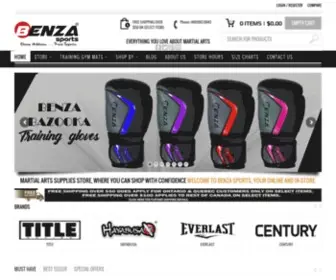 Benzasports.ca(Benza Sports) Screenshot