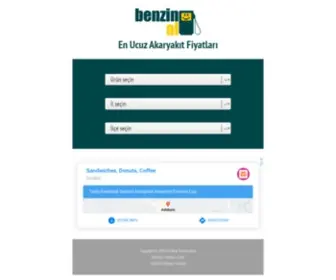 Benzinal.com(En ucuz benzin fiyatları) Screenshot