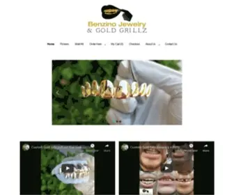 Benzinogoldgrillz.com(Benzino Jewelry & Gold Grillz) Screenshot