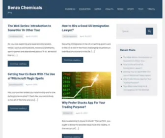 Benzochemicals.com(Benzo Chemicals) Screenshot