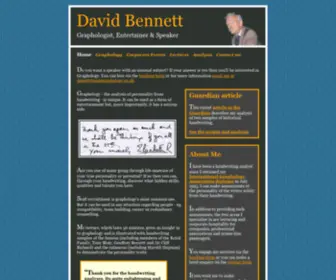 Benzographology.co.uk(David Bennett) Screenshot