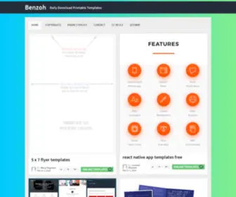 Benzoh.tk(Daily Download Printable Templates) Screenshot