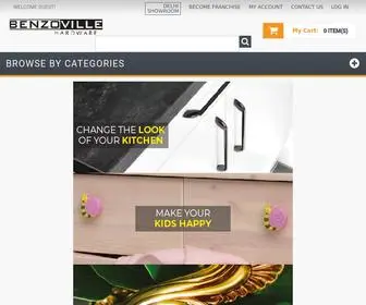 Benzoville.com(Buy Online Door Handles) Screenshot