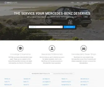 Benzshops.com(Mercedes-Benz Repair Shops) Screenshot