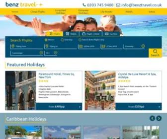 Benztravel.co.uk(Benz Travel) Screenshot