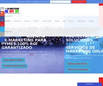 Beoffon.com(Agencia de Marketing Digital y SEO para Pymes a Precios desde 50% dto) Screenshot