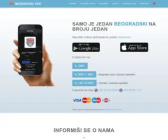 Beogradski-Taxi.com(BEOGRADSKI TAXI) Screenshot