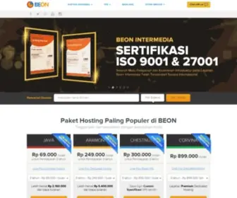Beon.co.id(BEON Unlimited web hosting Indonesia) Screenshot