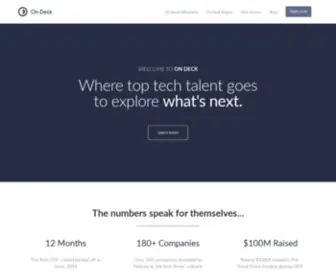 Beondeck.com(Explore Starting a Company) Screenshot