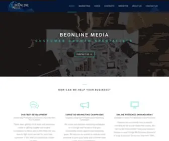 Beonlinemedia.com(Customer Growth Specialists) Screenshot