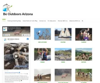 Beoutdoorsarizona.org(Outdoor Activities in Arizona) Screenshot