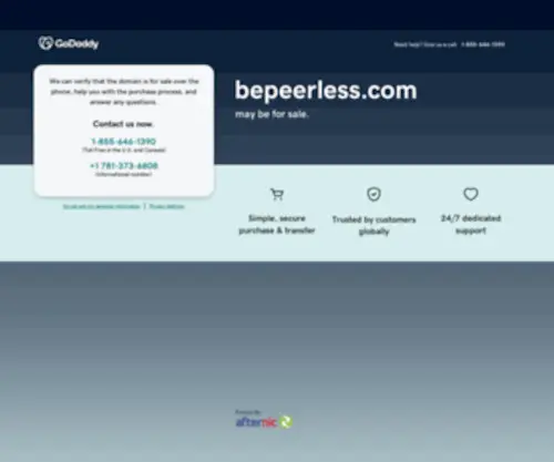 Bepeerless.com(Bepeerless) Screenshot