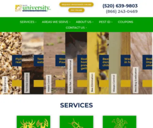 Bepestfree.com(Tucson Pest Control Since 1974) Screenshot