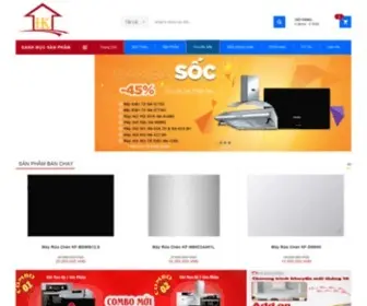 Bephoangkim.com(Showroom Thiết Bị Bếp Hoàng Kim) Screenshot