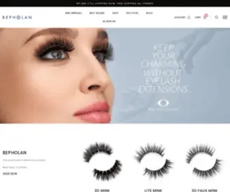 Bepholan.com(Bepholan Cosmetics) Screenshot