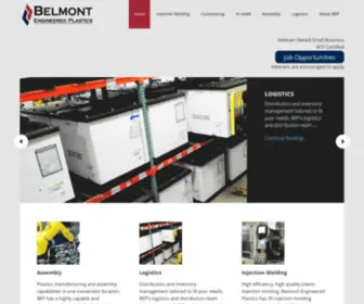 Beplastics.com(Belmont Engineered Plastics) Screenshot