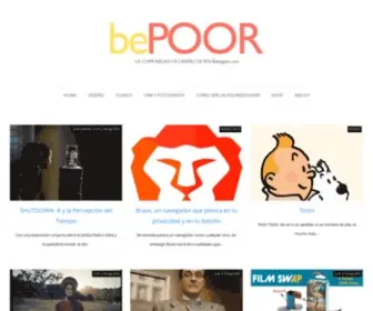 Bepoor.org(bePOOR) Screenshot