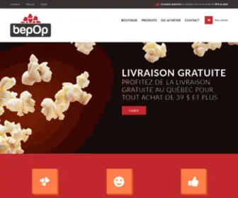 Bepop.ca(BepOp popcorn) Screenshot