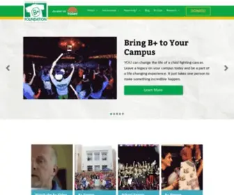 Bepositive.org(Kids helping kids fight childhood cancer) Screenshot