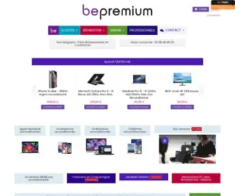 Bepremium.fr(Vente de produits High tech neufs et d'occasion. Leader des produits Apple reconditionnés) Screenshot