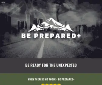 Bepreparedplus.com(BE PREPARED) Screenshot