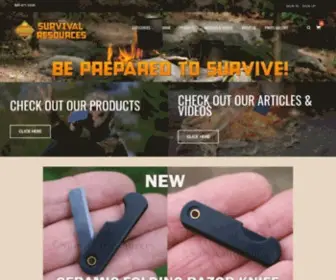 Bepreparedtosurvive.com(Survival Resources) Screenshot