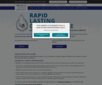 Beprevepro.com(BEPREVE® (bepotastine besilate ophthalmic solution)) Screenshot