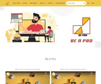 Bepro.com.bd(Be a Professional) Screenshot