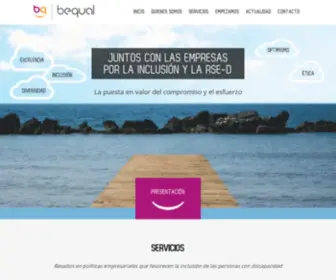 Bequal.es(Fundación) Screenshot