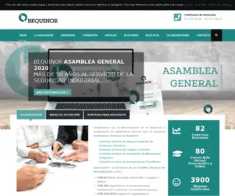 Bequinor.org(Inicio) Screenshot