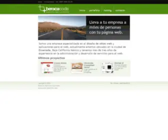 Beracacode.com(Sitios web ensenada) Screenshot