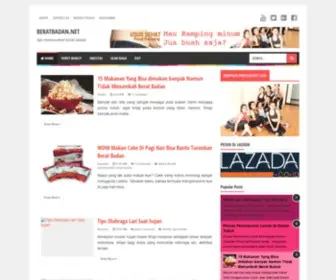 Beratbadan.net(Tips untuk menurunkan berat badan) Screenshot